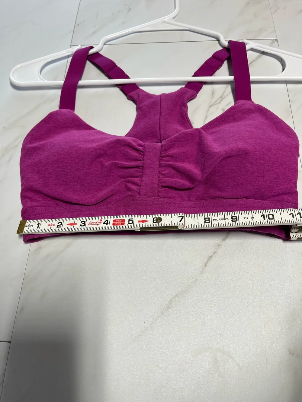 Beyond Yoga Space Dye On Center Bra Magenta Pink Size XS